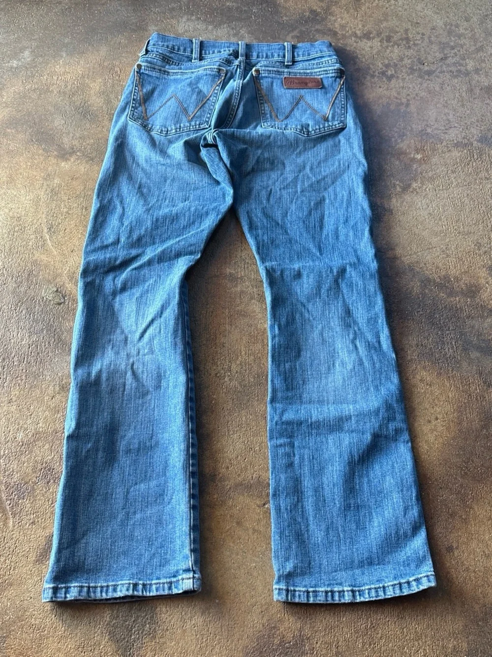 Classic Blue Flare Jeans for Men - Relaxed Wide Leg